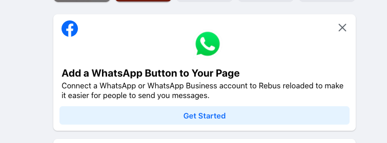 SocialAutomize - Add WhatsApp widget on your website: Facebook encourage user to add whatsapp
